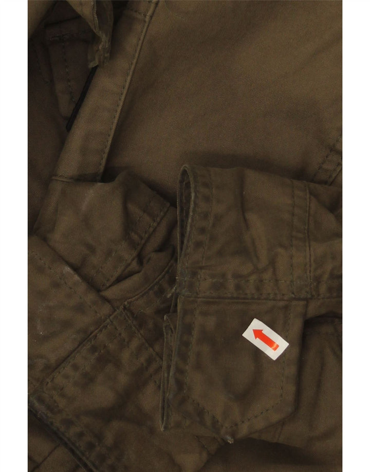 Superdry muška vojna jakna UK 40 Large kaki pamuk