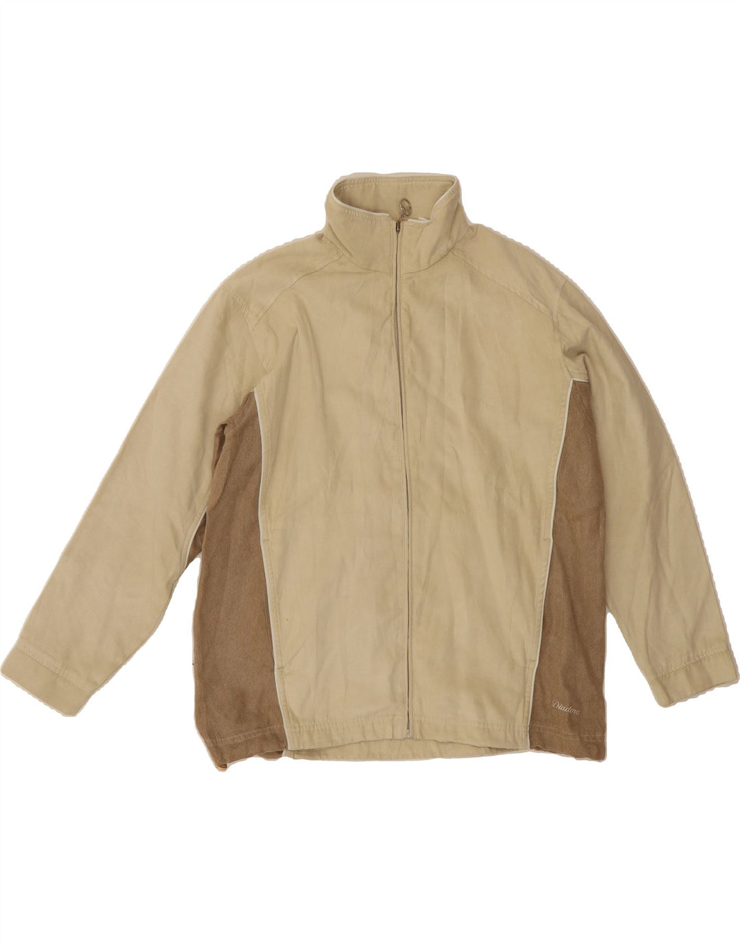DIADORA Womens Tracksuit Top Jacket UK 12 Medium Beige Colourblock Vintage Diadora and Second-Hand Diadora from Messina Hembry 