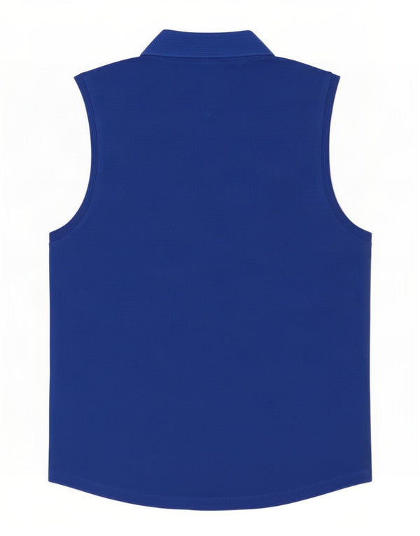 Tommy Hilfiger ženska uska polo majica bez rukava UK 16 velika plava