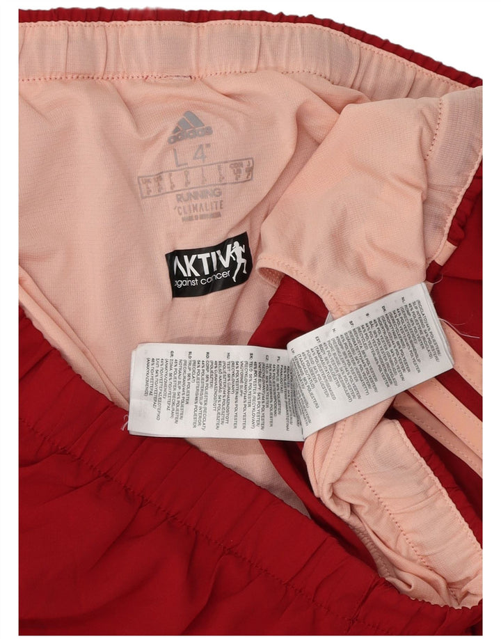 ADIDAS ženske sportske kratke hlače Climalite UK 14 veliki crveni poliester