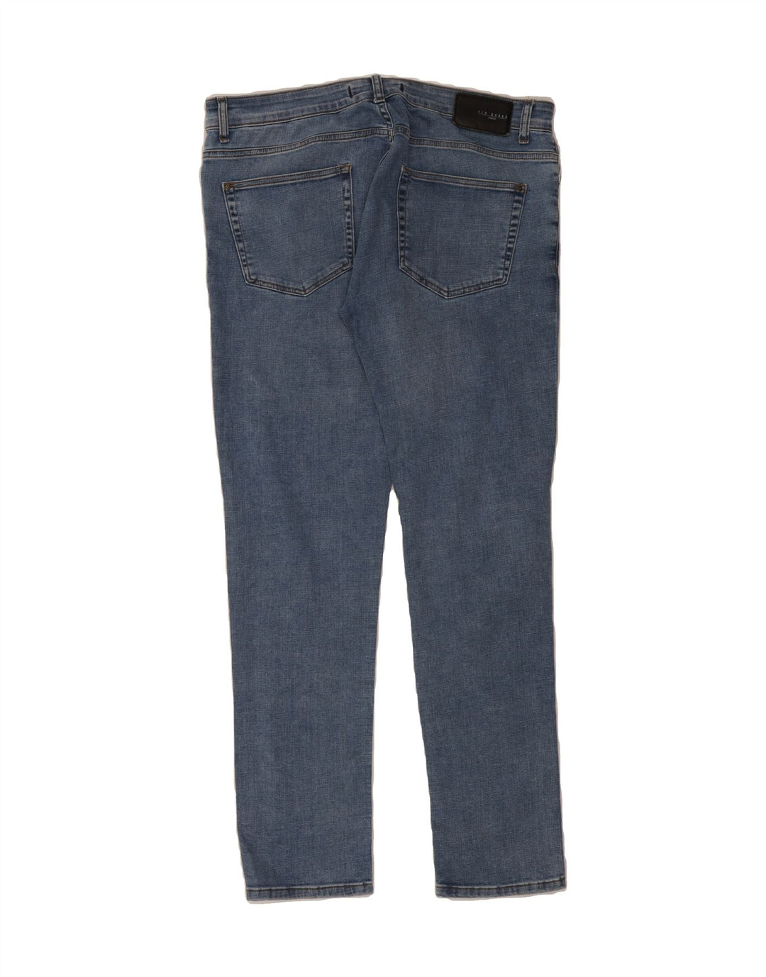 TED BAKER Mens Distressed Slim Jeans W38 L32 Blue Cotton Vintage Ted Baker and Second-Hand Ted Baker from Messina Hembry 