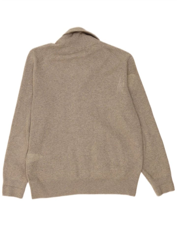 MARKS & SPENCER Muški kardigan pulover UK 44/46 XL sivi poliester