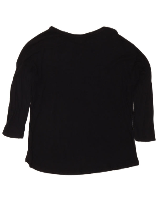 Ženska majica s 3/4 rukavima Massimo Dutti UK 12 srednje crna