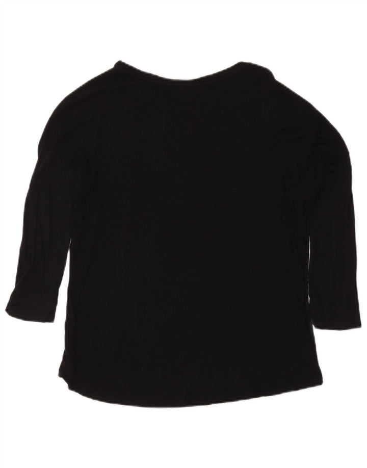 Ženska majica s 3/4 rukavima Massimo Dutti UK 12 srednje crna