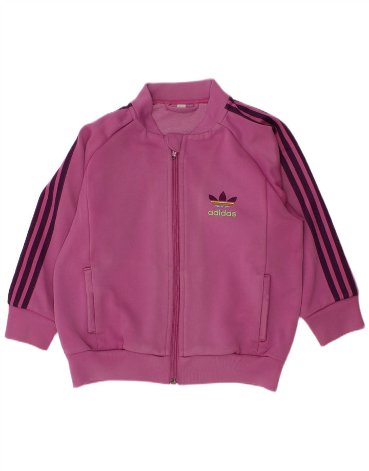 Adidas trenirka za djevojčice, 3-4 godine, ružičasta poliesterska jakna