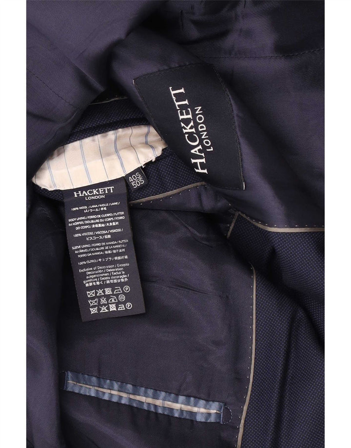 Hackett muška jakna sa 2 gumba UK 40 velika tamnoplava vuna