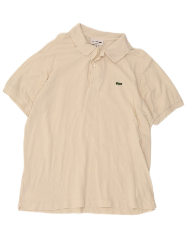 Lacoste muška klasična polo majica veličine 6 XL od bijelog pamuka