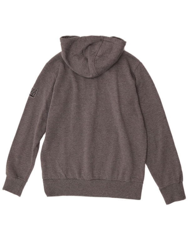 Woolrich Ženska majica s kapuljačom Penn-Rich Graphic Veliki sivi pamuk