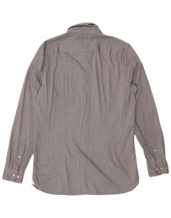 TOMMY HILFIGER Muška uska košulja, veliki sivi pamuk