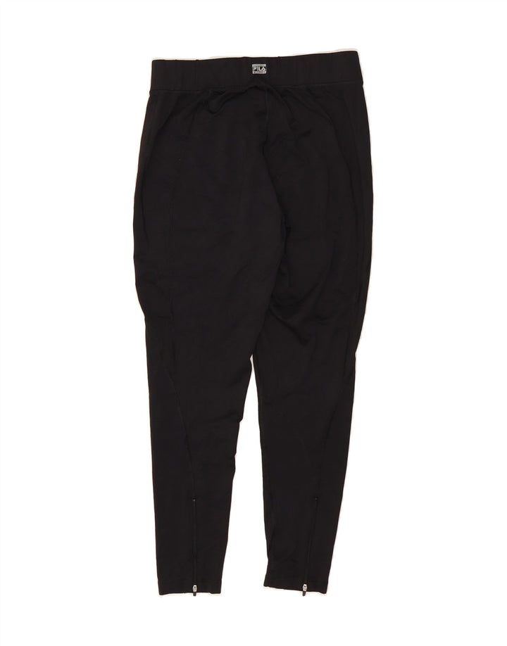 FILA Womens Leggings UK 16 Large  Black Vintage Fila and Second-Hand Fila from Messina Hembry 