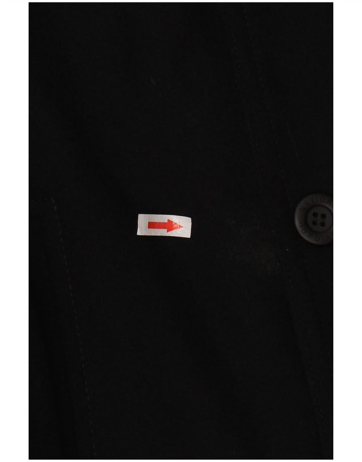 NAVIGARE Muški gornji kaput UK 38 Srednja crna vuna