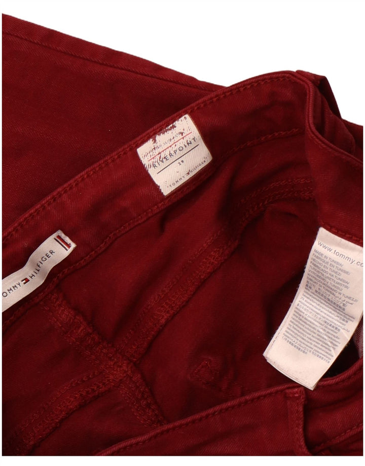 TOMMY HILFIGER Ženske uske traperice Riverpoint W29 L28 Bordo pamuk