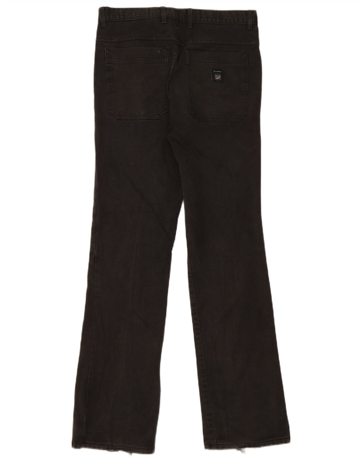 Gas muške ležerne hlače s bootcut W31 L32 crne