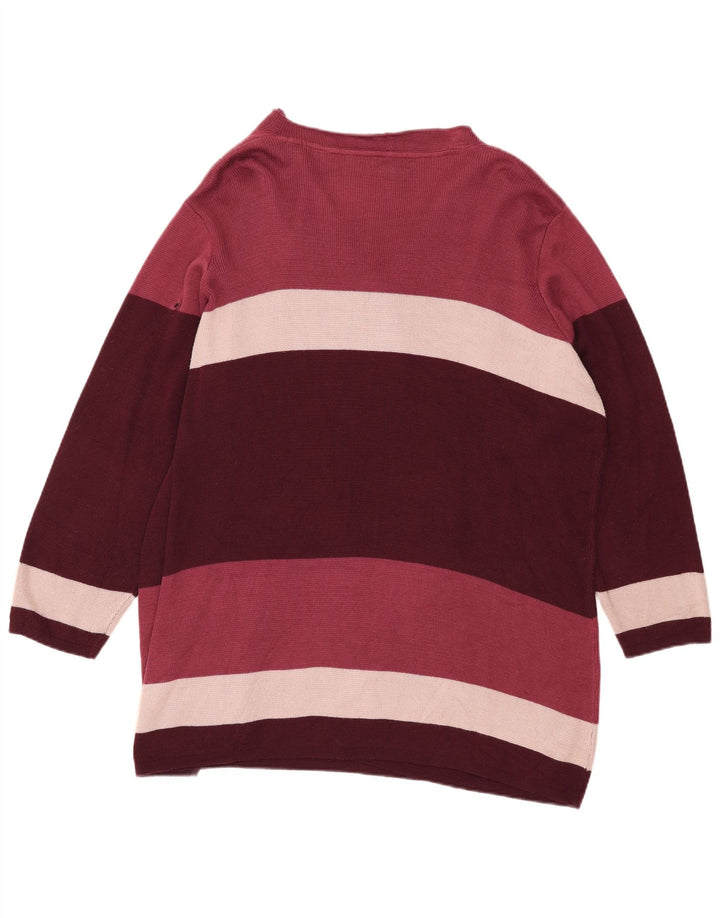 Marks & Spencer ženski dugi kardigan pulover UK 18 XL Višebojni