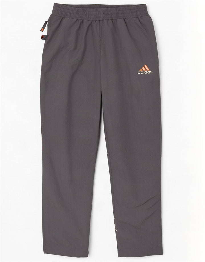 Adidas muške hlače za trenirku UK 40/42 srednje sive poliamidne boje