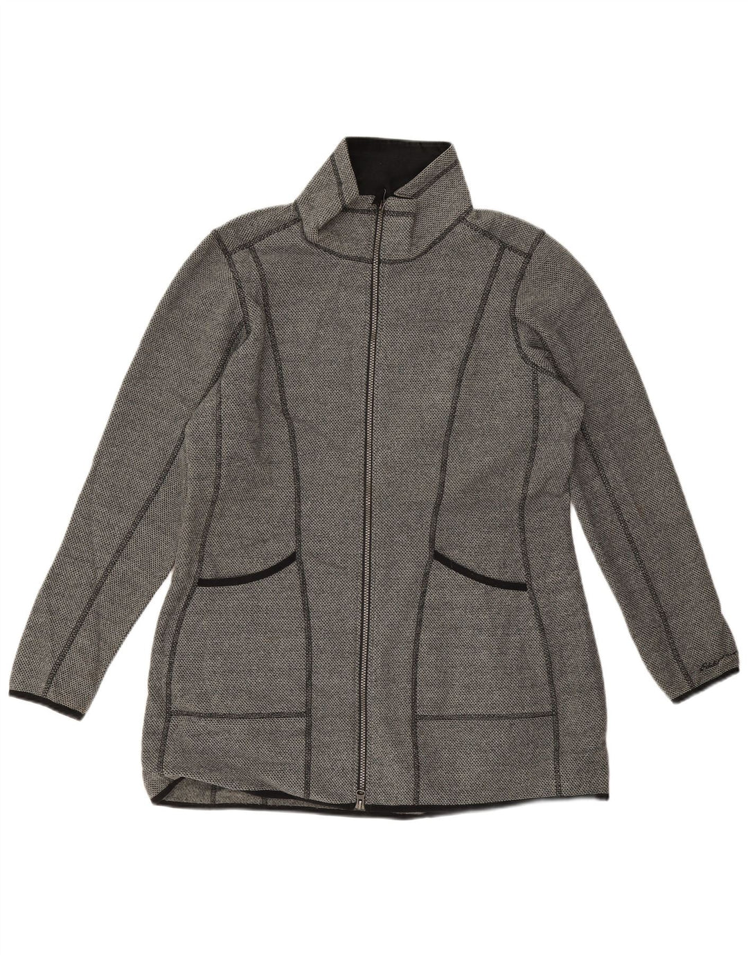 Eddie Bauer ženska gornja jakna trenirke UK 18 XL sivi poliester