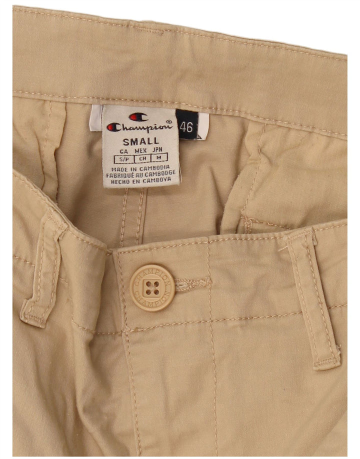 CHAMPION Mens Cargo Shorts IT 46 Small W29 Beige
