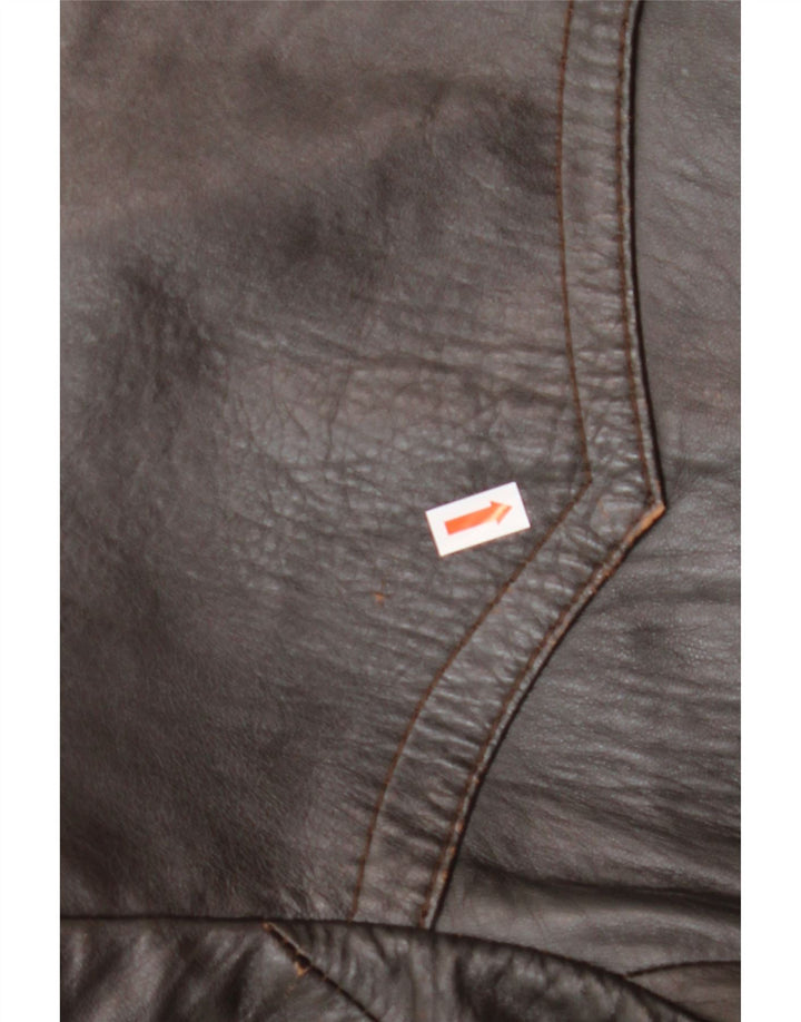 VINTAGE muški kožni kaput IT 50 Large Brown Leather