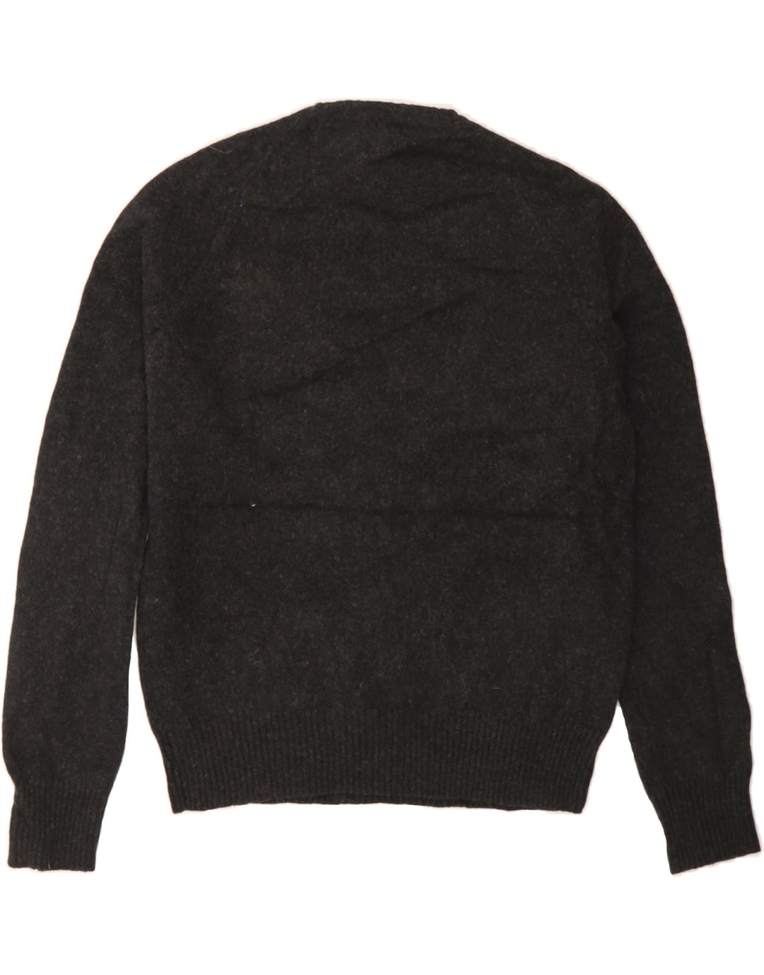J. CREW Womens Crew Neck Jumper Sweater UK 12 Medium Grey Flecked Vintage J. Crew and Second-Hand J. Crew from Messina Hembry 
