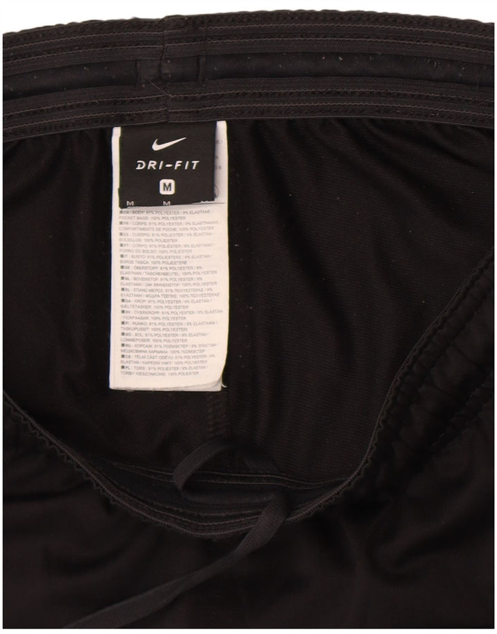 Nike muške Dri Fit hlače za trenirku srednje crne boje od poliestera