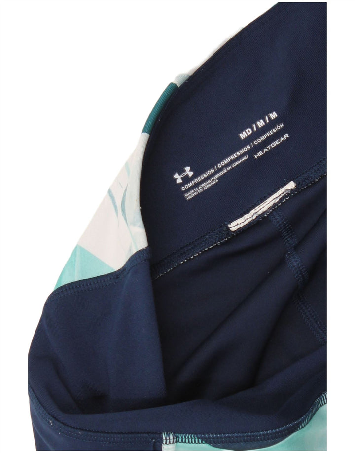 Ženske kompresijske tajice Under Armour UK 12 srednje tirkizne geometrije