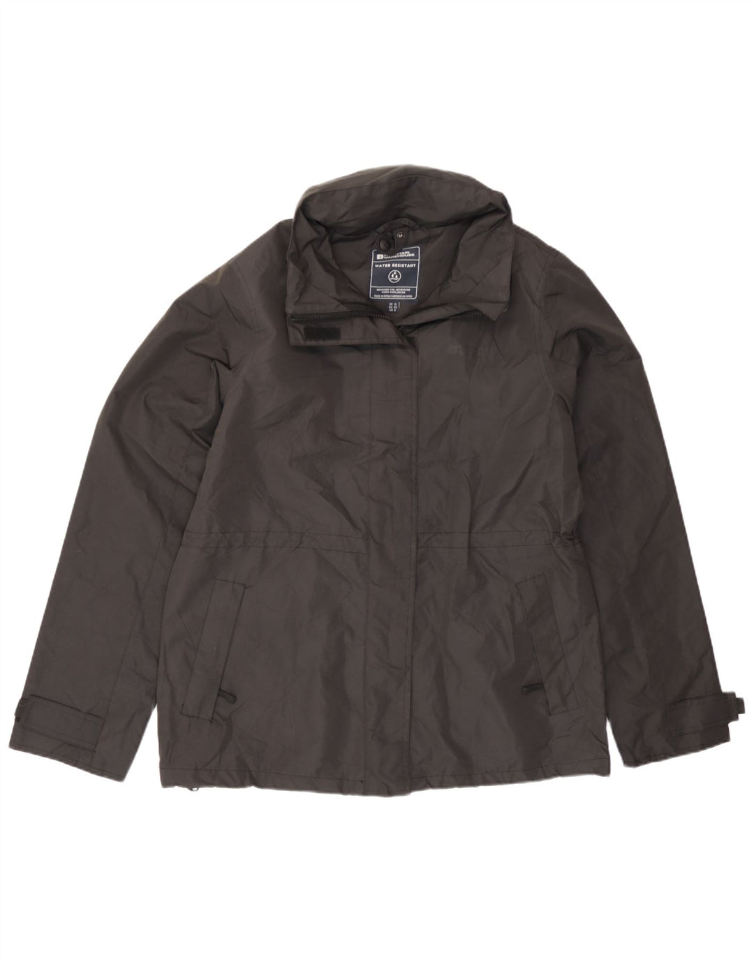 Mountain Warehouse ženska kišna jakna s kapuljačom UK 12 Srednje crni poliamid