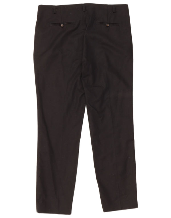 Zara ženske uske chino hlače EU 42 Large W32 L27 crni pamuk