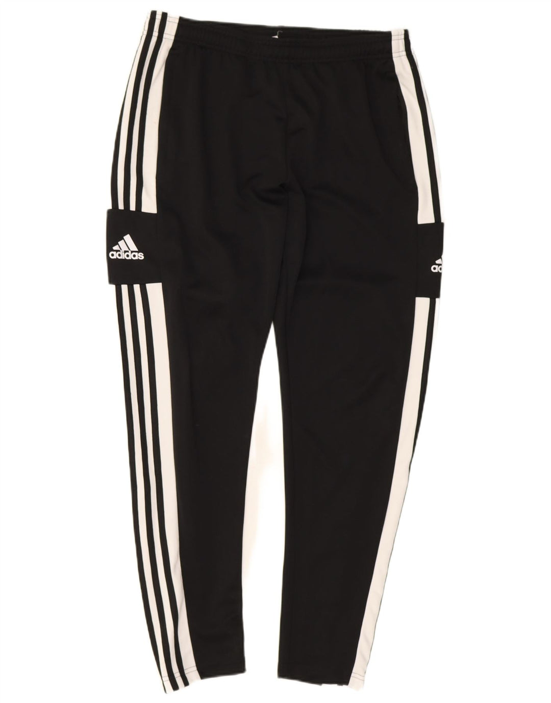 Adidas muške grafičke hlače od trenirke, velike crne poliesterske hlače