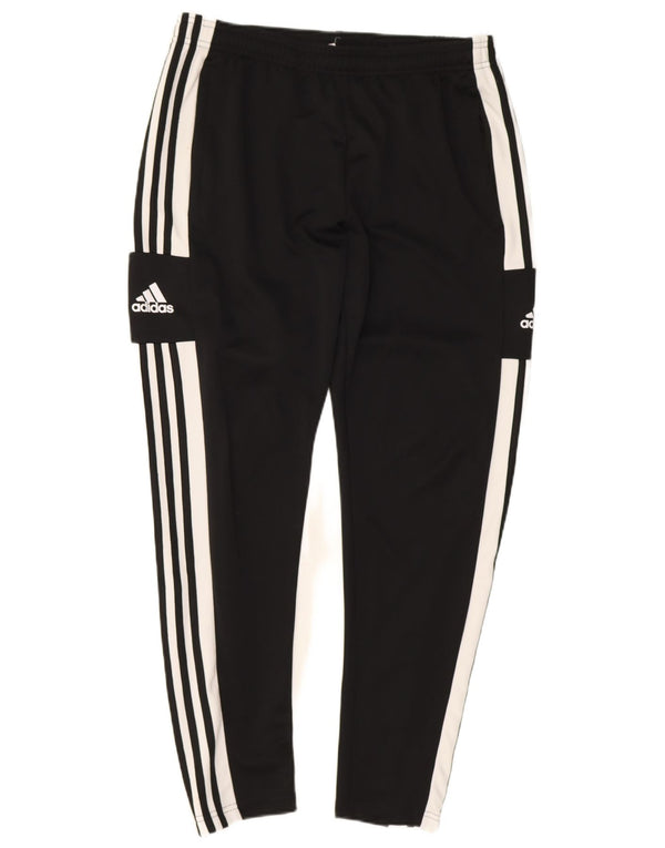 Adidas muške grafičke hlače od trenirke, velike crne poliesterske hlače
