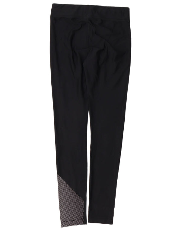 UNDER ARMOUR Ženske Heat Gear Graphic Leggings UK 14 srednje crne