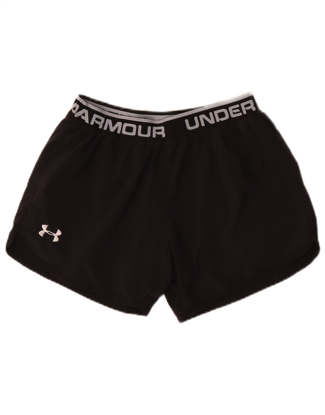 UNDER ARMOUR Kratke sportske kratke hlače s motivima za djevojčice 13-14 godina XL crne