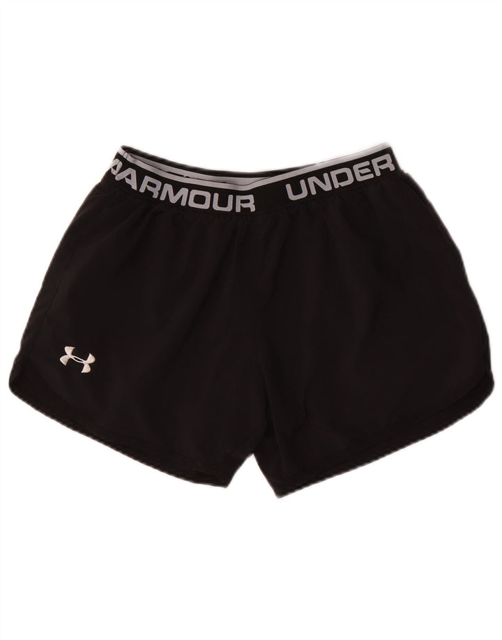 UNDER ARMOUR Kratke sportske kratke hlače s motivima za djevojčice 13-14 godina XL crne