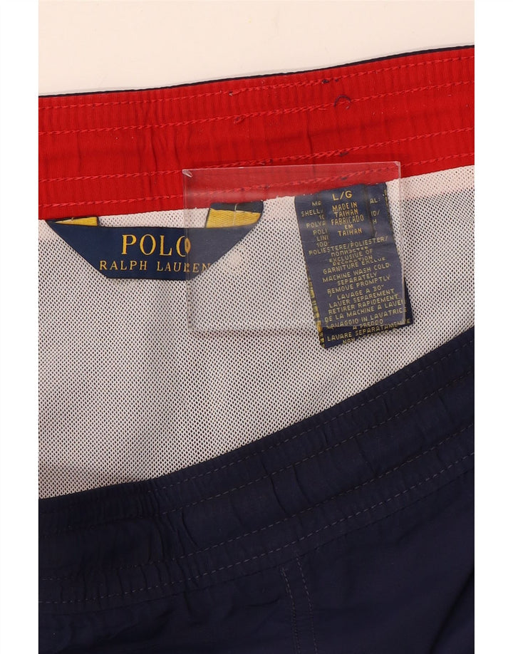 POLO RALPH LAUREN Muške kratke hlače za kupanje, veliki tamnoplavi najlon