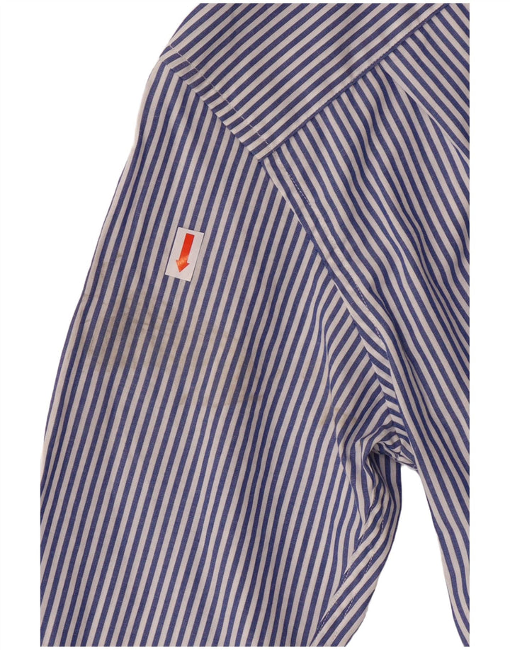 GANT Boys Shirt 9-10 Years Blue Pinstripe Cotton