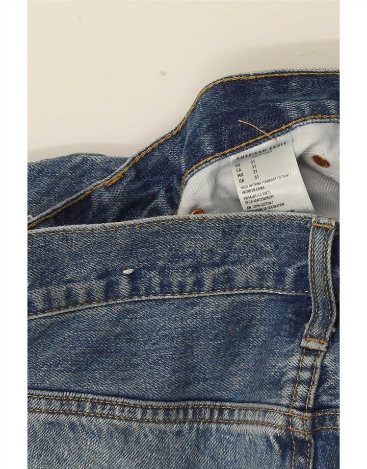 American Eagle muške kratke traper kratke hlače W31 srednje plavi pamuk