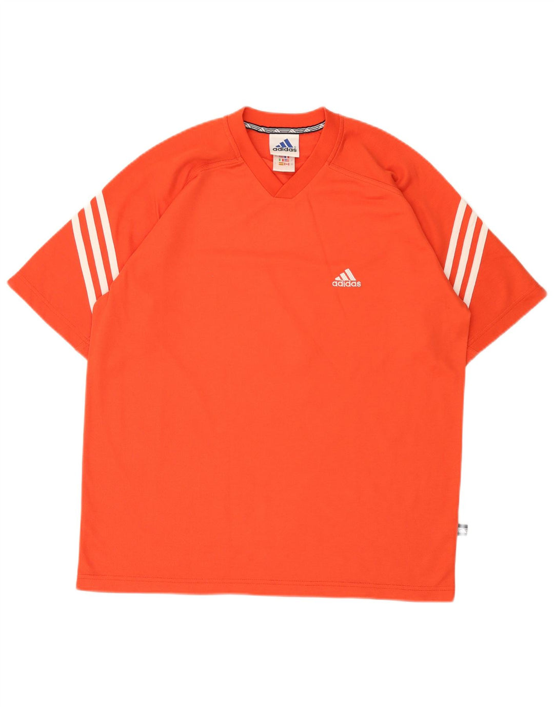 Adidas muška grafička majica kratkih rukava UK 40/42 srednje narančasta poliester