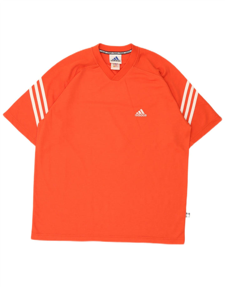 Adidas muška grafička majica kratkih rukava UK 40/42 srednje narančasta poliester