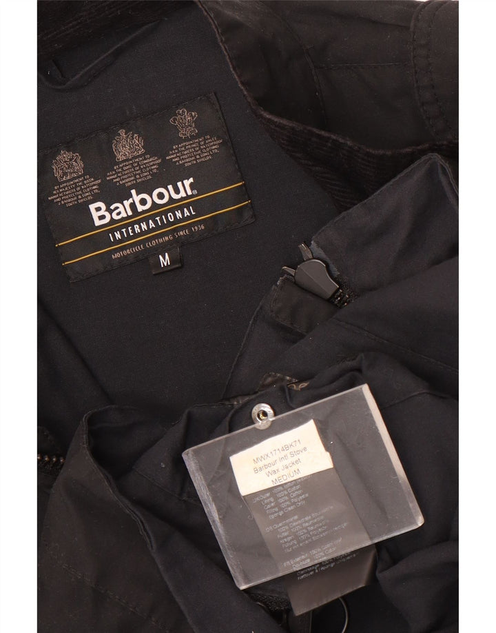 Barbour muška jakna od voštanog pamuka UK 38 Srednje crni pamuk