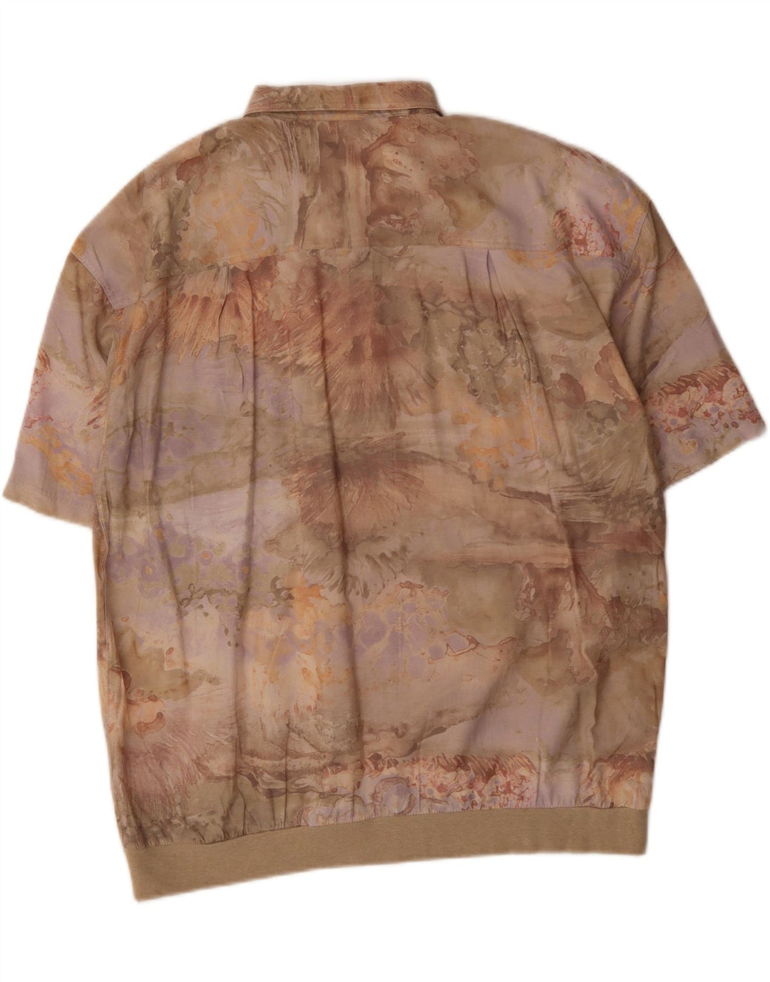 CANDA Mens Abstract Pattern Pullover Shirt IT 52/54 Large Beige Vintage Canda and Second-Hand Canda from Messina Hembry 