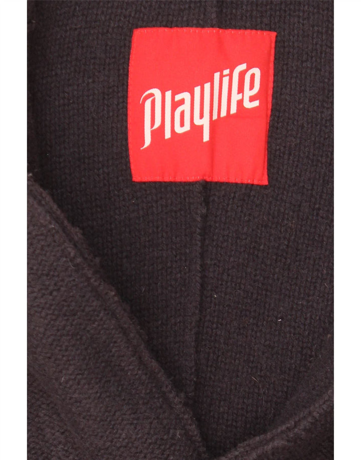 Playlife muška jakna s 3 gumba UK 38 Srednje tamnoplava