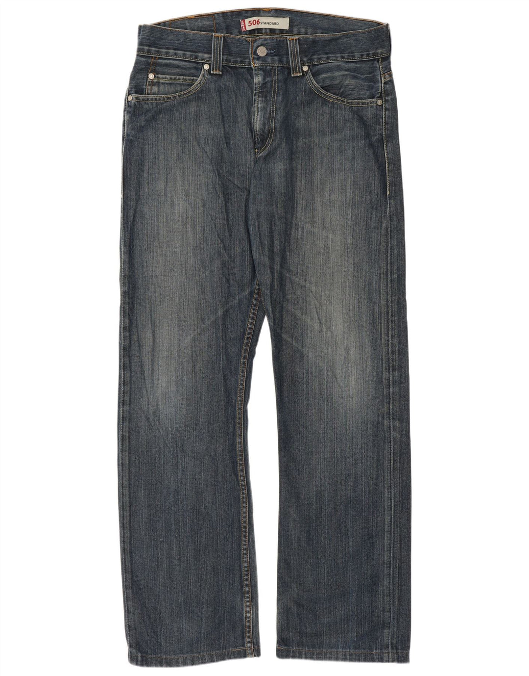 Levi's muške 506 standardne ravne traperice W33 L31 plave
