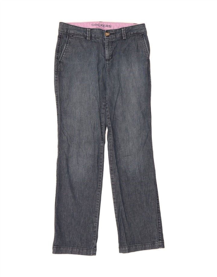 DOCKERS Womens Straight Jeans US 4 Small W30 L30 Blue Cotton Vintage Dockers and Second-Hand Dockers from Messina Hembry 
