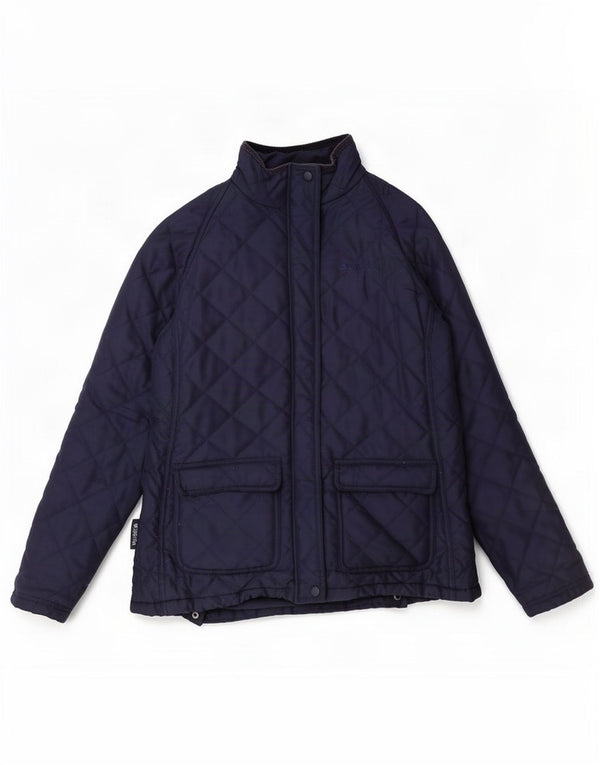Mountain Warehouse Ženska prošivena jakna UK 12 Medium tamnoplavi poliester