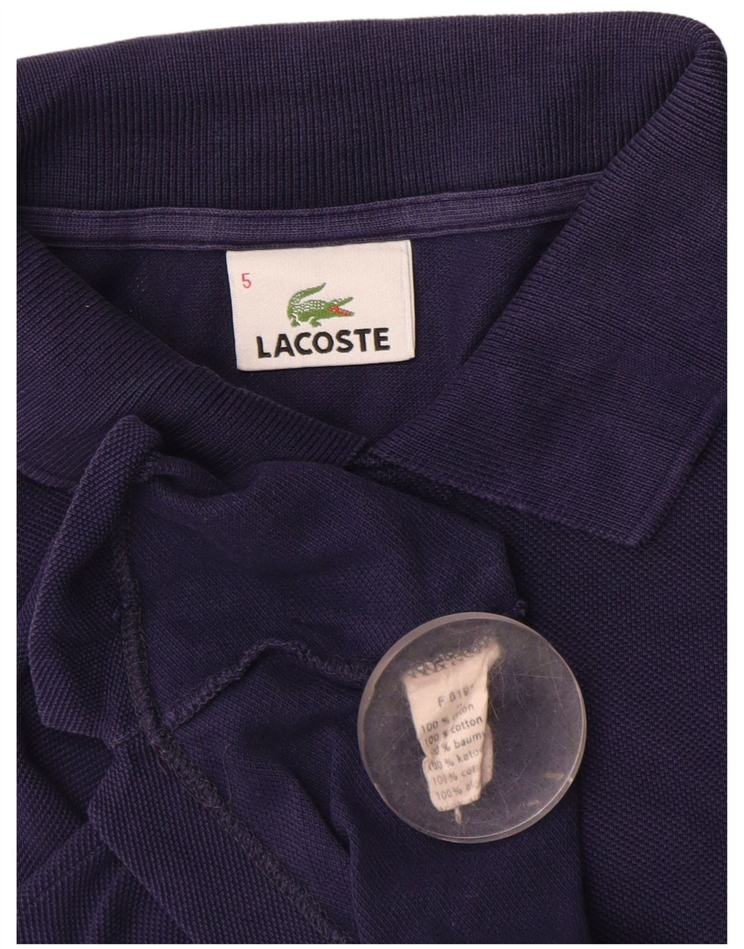 Lacoste muška polo majica veličine 5 velika tamnoplava pamuk