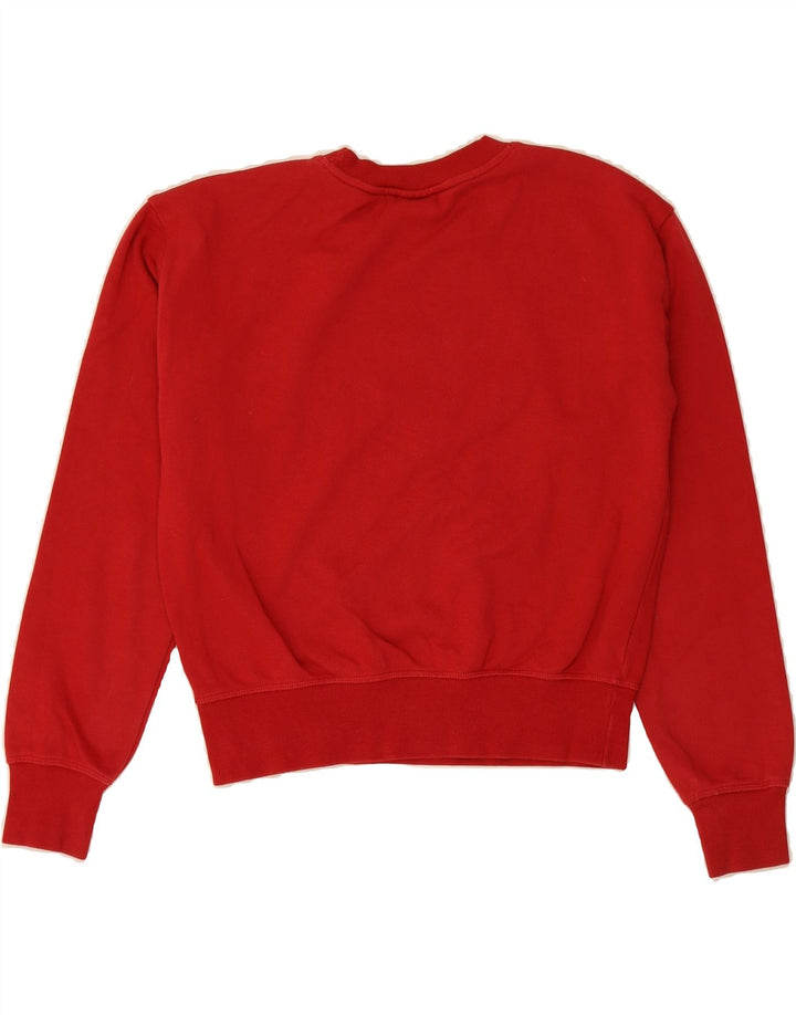 CHAMPION Womens Graphic Sweatshirt Jumper UK 16 Large Red Vintage Champion and Second-Hand Champion from Messina Hembry 