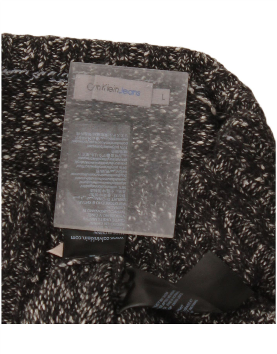 CALVIN KLEIN JEANS Ženski pulover s rol izrezom UK 16 Veliki crni