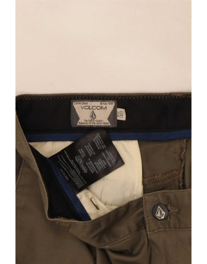 Volcom muške chino kratke hlače W32, srednji kaki pamuk
