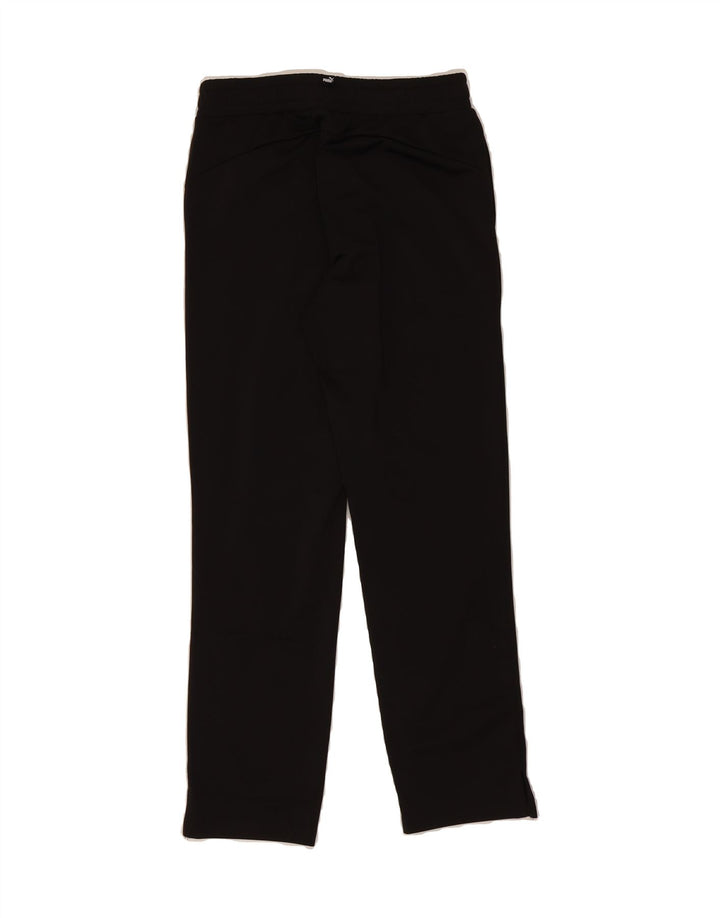 PUMA Boys Tracksuit Trousers 13-14 Years  Black Polyester Vintage Puma and Second-Hand Puma from Messina Hembry 