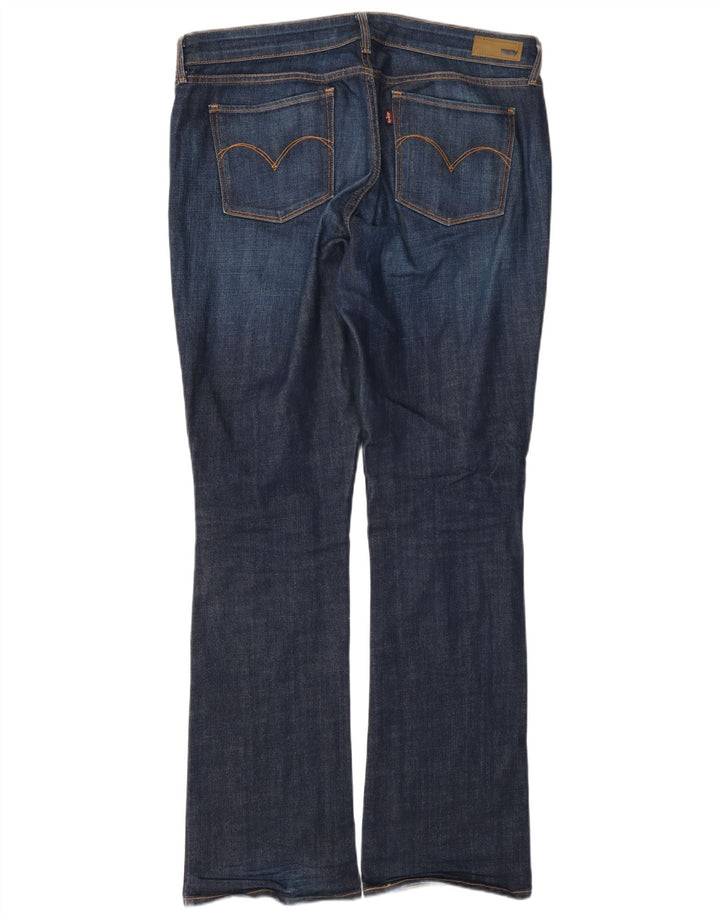 Levi's ženske traperice srednjeg rasta W33 L32 tamnoplavi pamuk