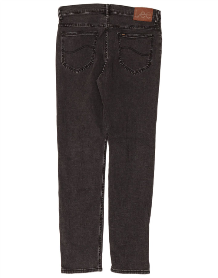 LEE Muške ravne traperice Rider W32 L32 Sivi pamuk